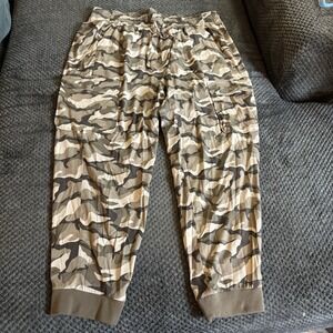 Torrid Weekend Boyfriend‎ Cargo Pant Women's 1R Camo Camouflage Stretch Casual